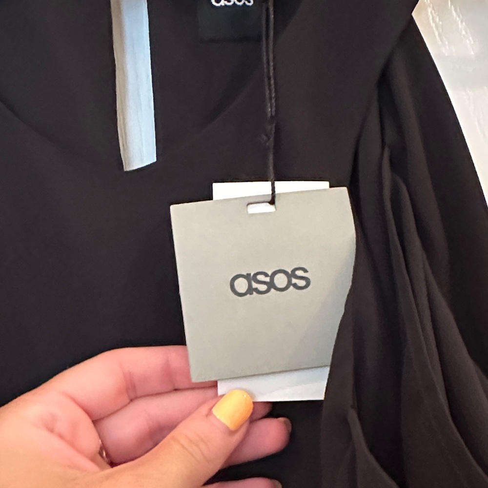 ASOS Elegant Black Ruffle Top - Picture 5 of 5